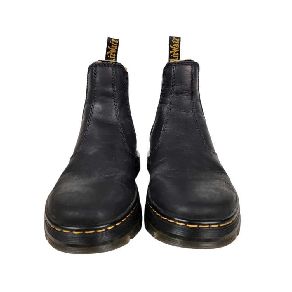 Dr. Martens Embury Black Leather Wyoming Grunge Chelsea Boots Mens Size 6